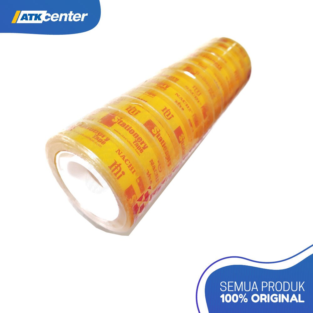 

Isolasi NACHI Bening 0,5 inch X 25 Yard (isi 3 roll)