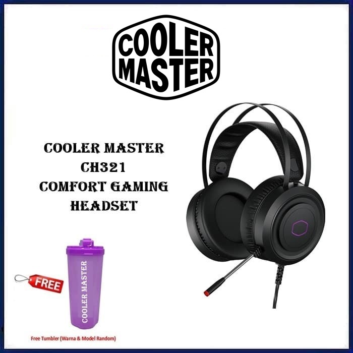 Cooler Master CH321 Headset Gaming CH 321 - Free Tumbler