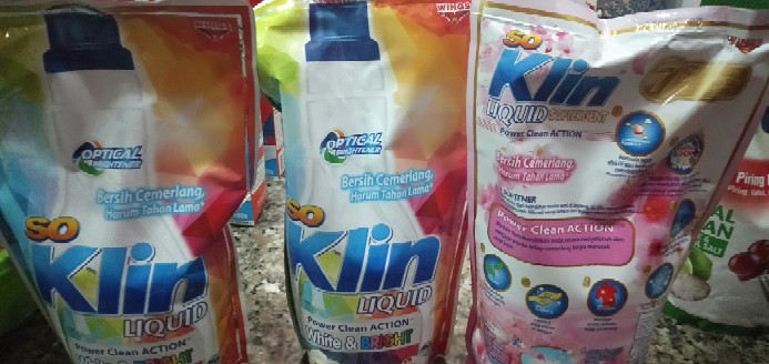 So Klin Liquid Bio Matic Clean Action White & Bright 800ml