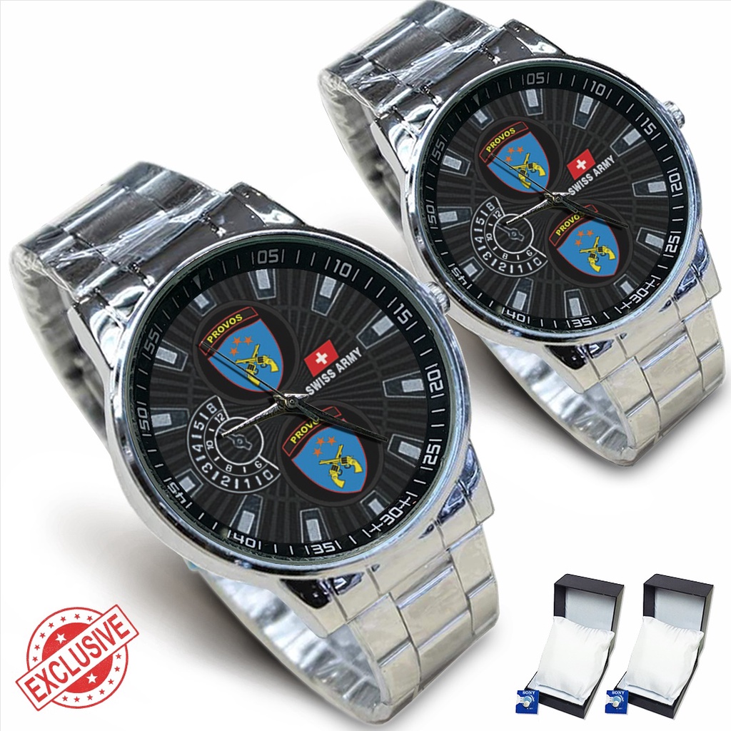 Jam Tangan Rantai Couple Logo PROVOS (Cool)