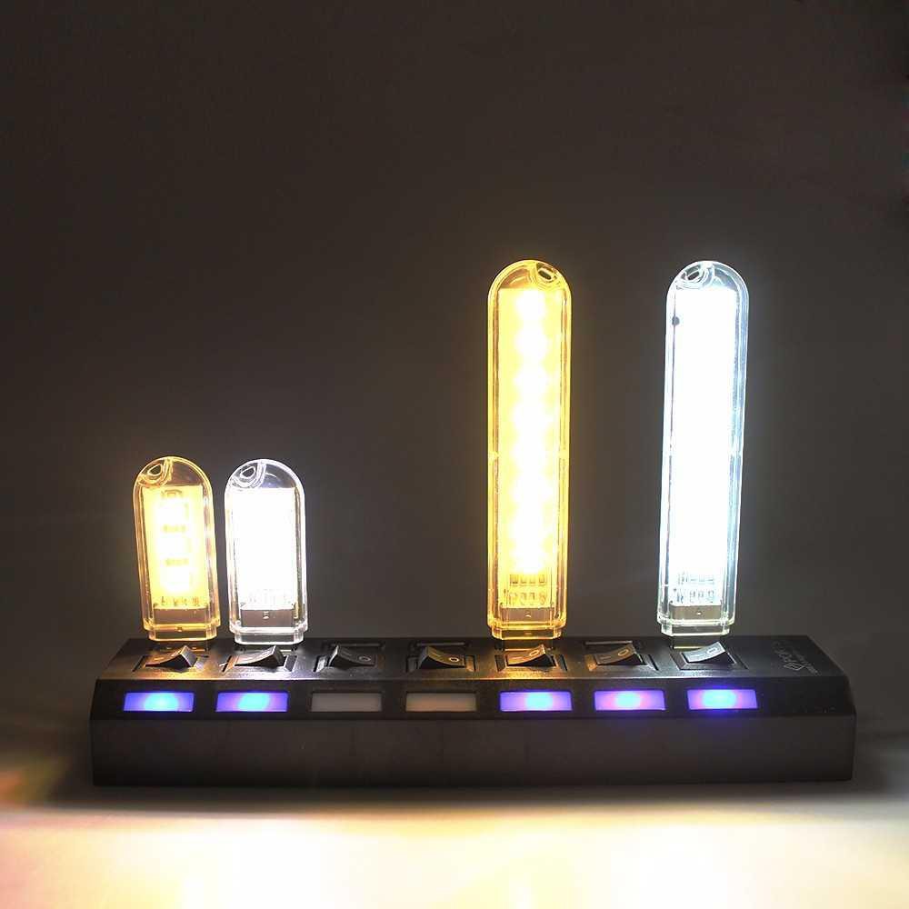 MeeToo USB Lamp 8 Led Model Cool White - SMD 5730 ( Mughnii )