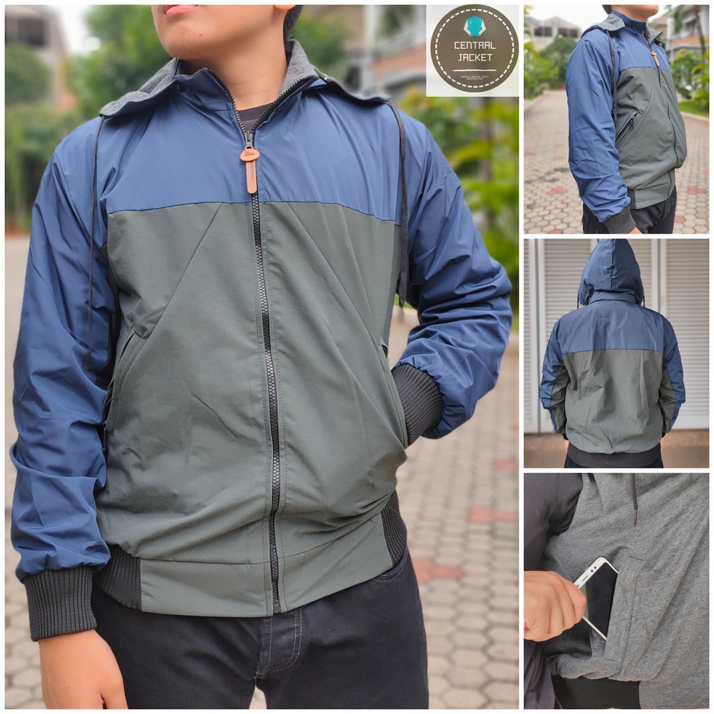 Jaket Bolak Balik BB Kombinasi - High Quality &amp; Modist - Jaket Bolak Balik Pria 2in1