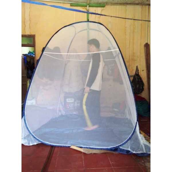 Kelambu Tidur Tenda Lipat Anti Nyamuk Dewasa Ukuran 200x200x150cm