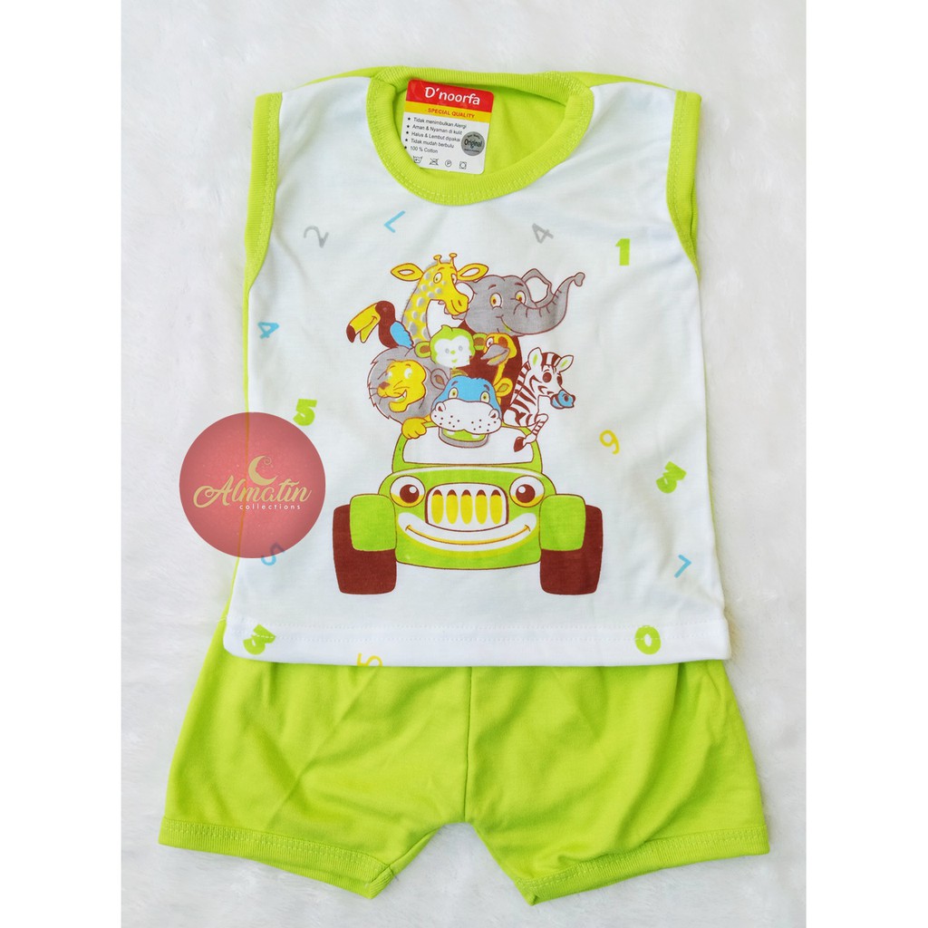 Baju Bayi Pendek / 3 Set Baju Pendek Bayi Newborn / Baju Oblong Anak-SNI / Baju Bayi Dapat 3 Stel