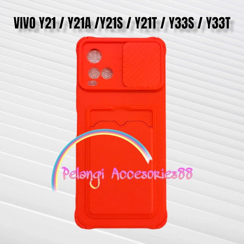 CASE VIVO Y21 / Y21S / Y33S / Y21T / Y21A / Y33T CASE SOFTCASE SLEDING WARNA WARNI