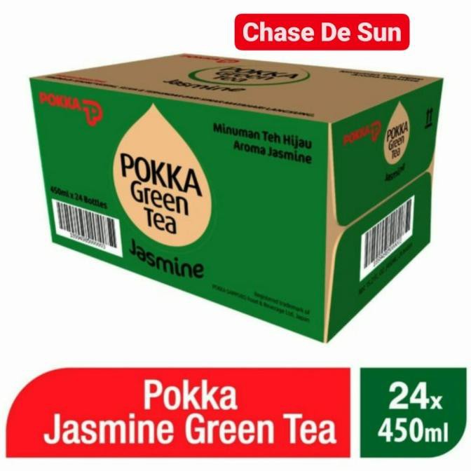 

Jual Pokka Green Tea Jasmine 450Ml Pet / Teh Hijau Pokka 1 Dus 24 Btl - No Sugar Teh
