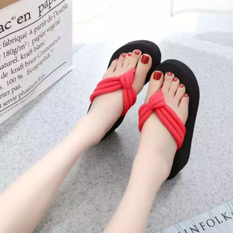 Sandal Wedges Wanita Vella CL 29 Terbaru