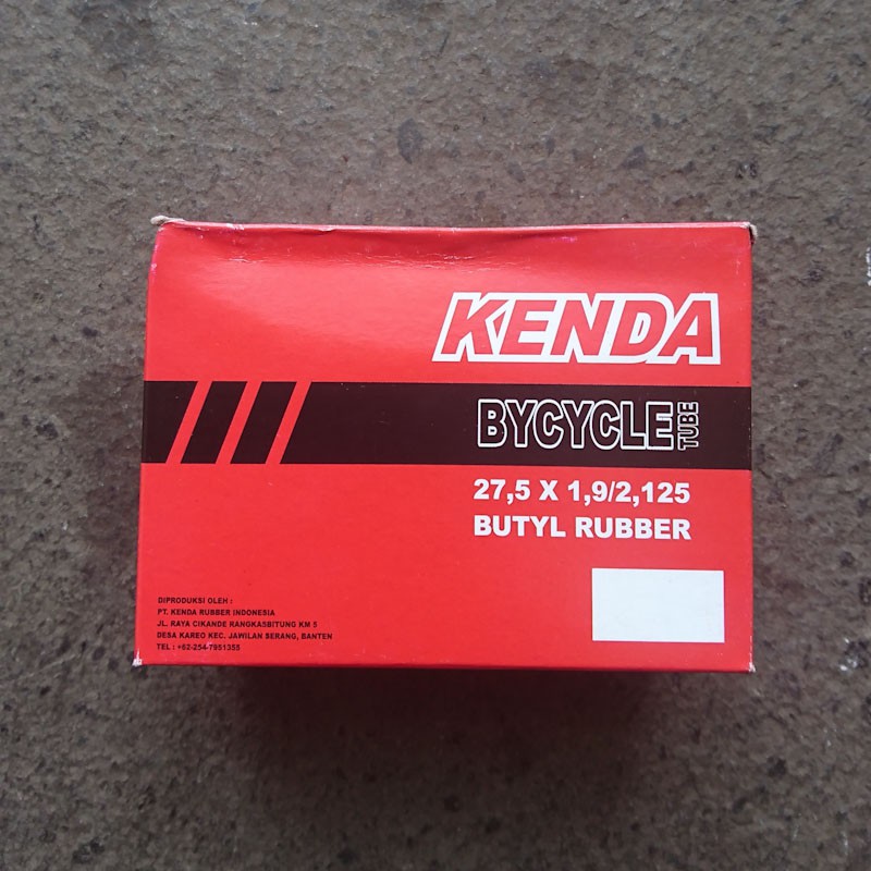 Ban Dalam Kenda Sepeda 27.5 x 1.9/2.125 AV Pentil Motor Schrader