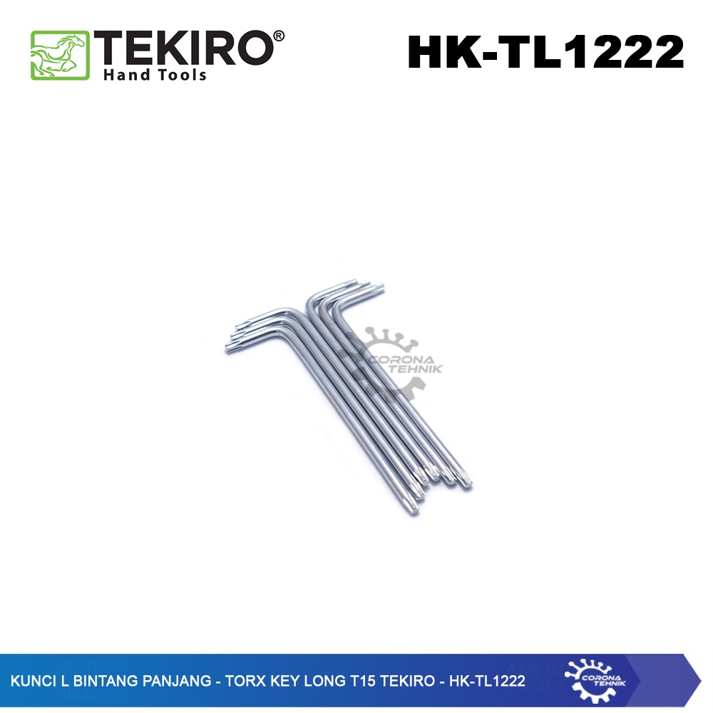 Tekiro - HK-TL1222 - Kunci L Bintang Panjang - Torx Key Long T15