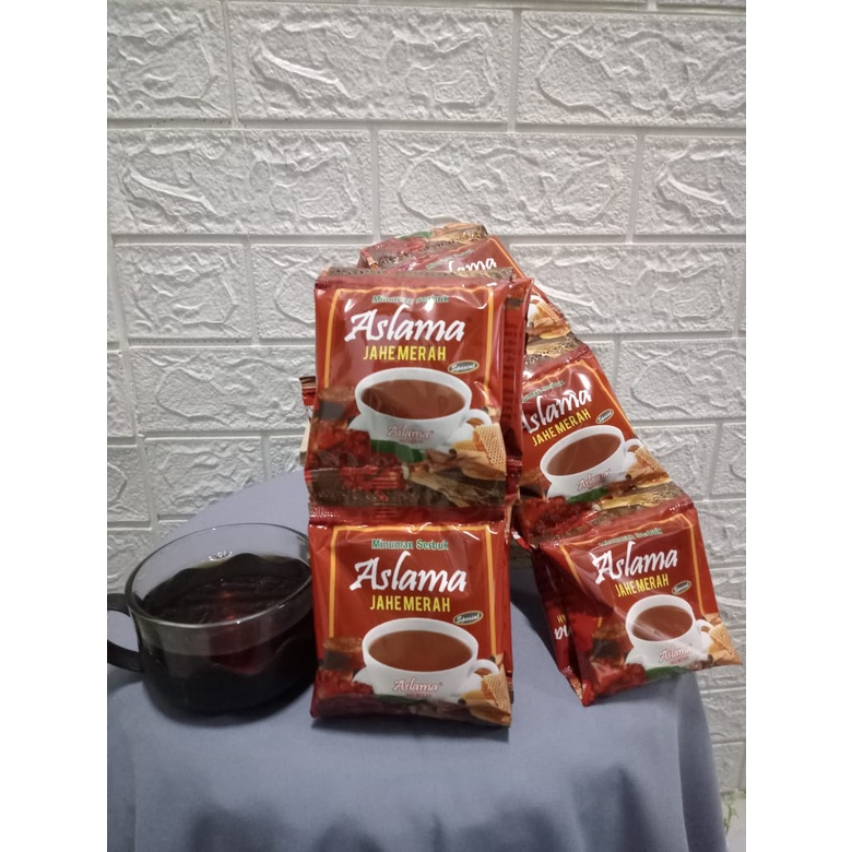 ASLAMA JAHE MERAH RENCENG ISI 12 PROMO