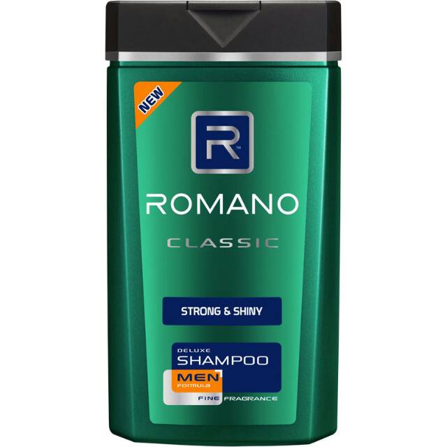 ROMANO MEN Shampoo Classic Strong & Shiny 170ml Dijamin Ori