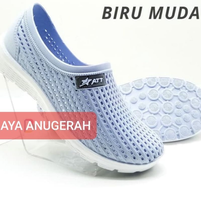 SEPATU KARET WANITA MERK ATT KUAT HALUS ANTI AIR PSW 159