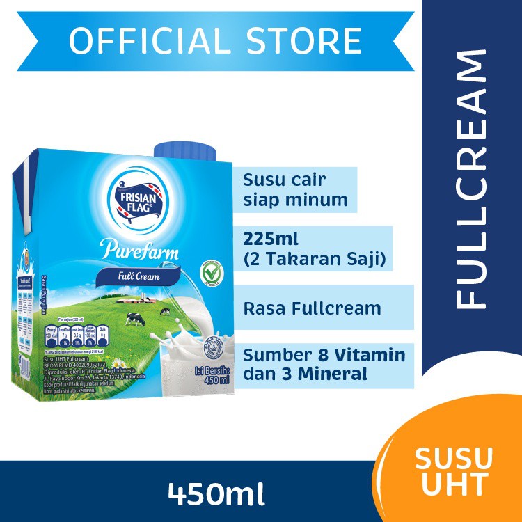 

Frisian Flag UHT Full Cream 450 mL