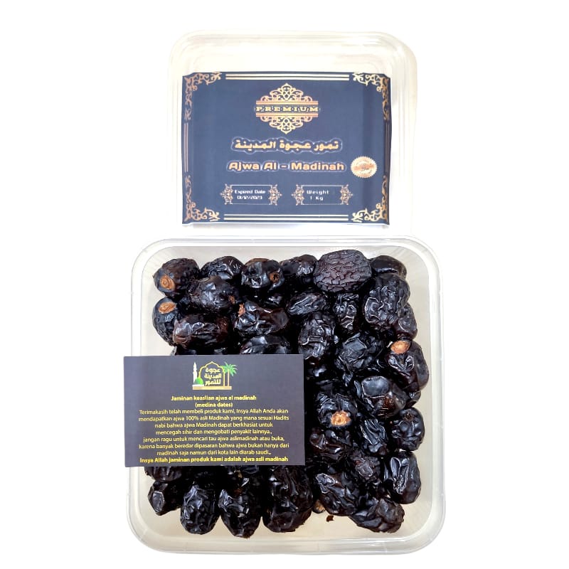 

Kurma Ajwa / Nabi Premium Kemasan Box//Twinwall 1 kg