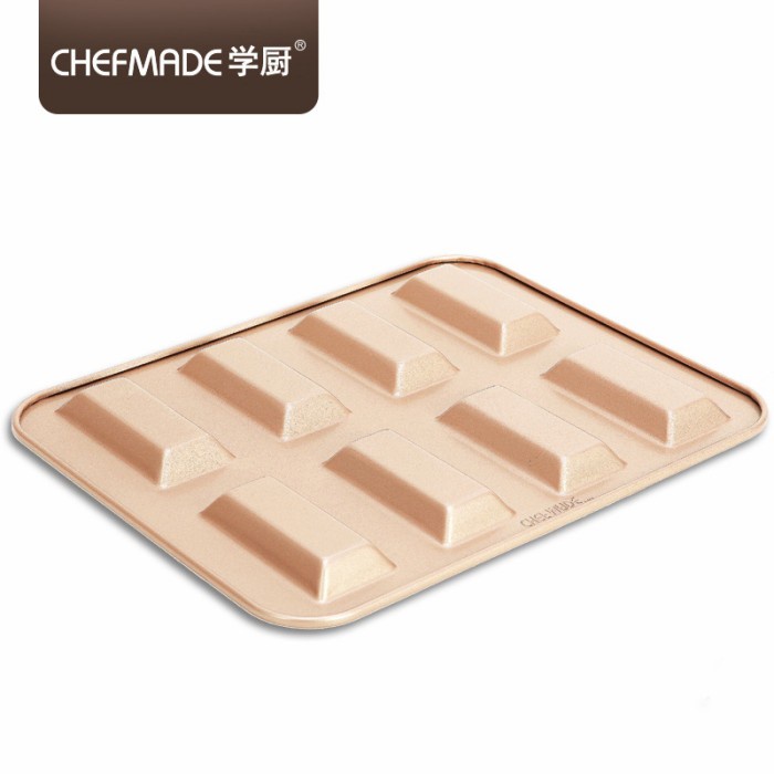 Chefmade 8cups Financier Cake Pan Rectangle WK9324 / loyang cake