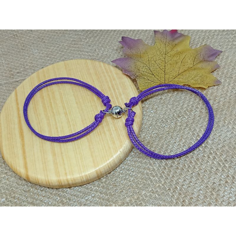 gelang couple magnet warna 1 pasang (2 gelang).