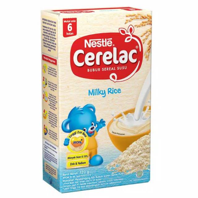 Bubur bayi cerelac milky rice