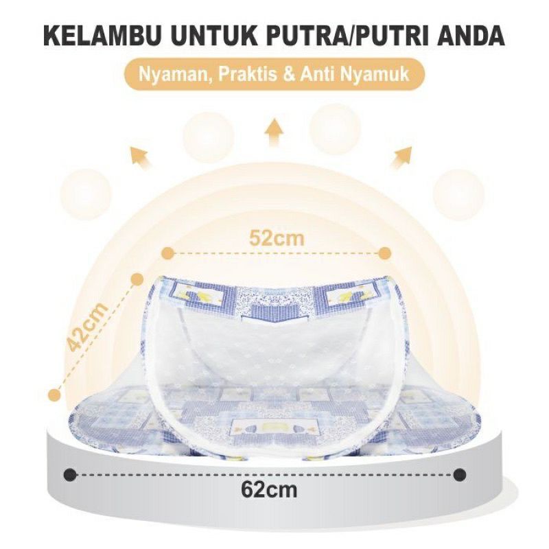 (Murah) Kelambu Bayi / Kelambu Baby Bed / Kelambu Anti Nyamuk Serangga / Kelambu Bayi Murah