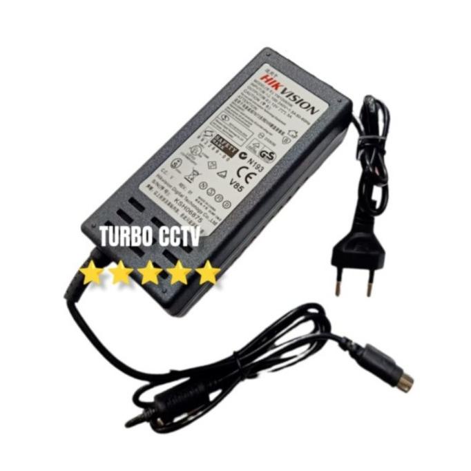 ADAPTOR DVR HIKVISION 12V 5A 4 PIN
