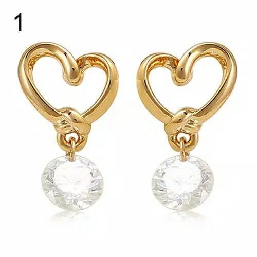 Special Promo Anting Korea Bentuk Hati Anting Gantung Hati Anting Love