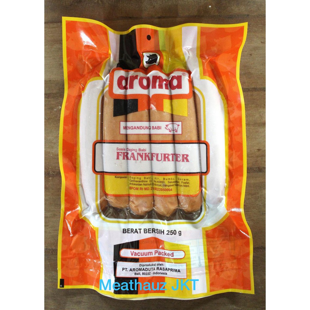 

Sosis Pork Frankfutter 250gr