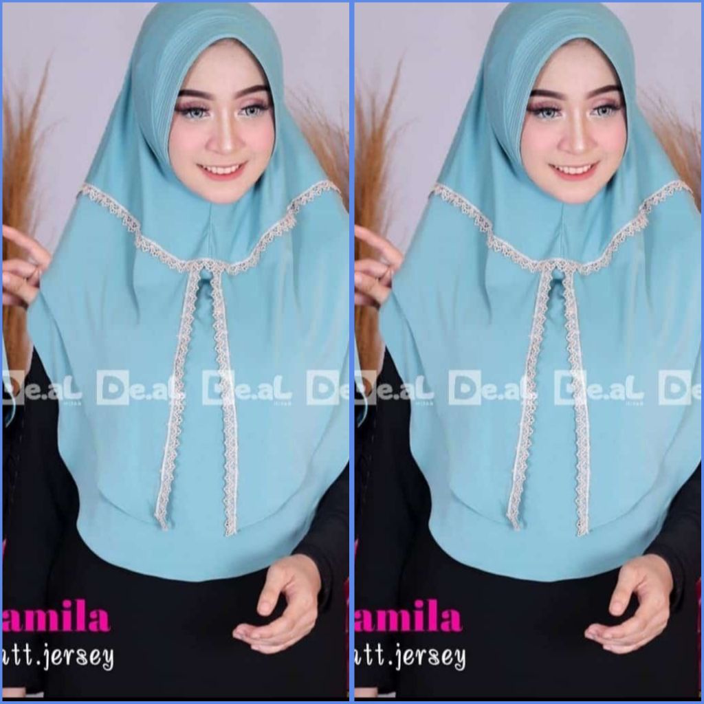 HIJAB KAMILA DE.AL JERSEY HIJAB INSTAN