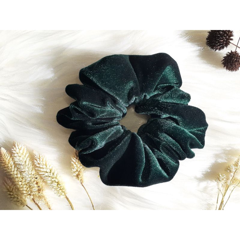 Ikat Rambut Scrunchie Velvet