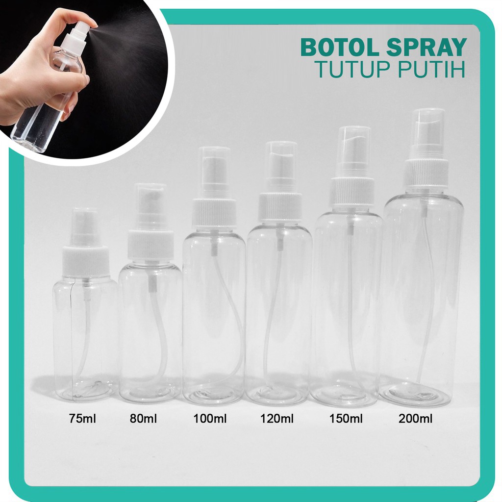 Botol Spray Botol Semprot Isi Ulang PET Tebal Botol Hand sanitizer Facemist Parfum