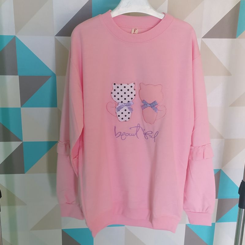 sweater anak perempuan import usia 11-12 tahun