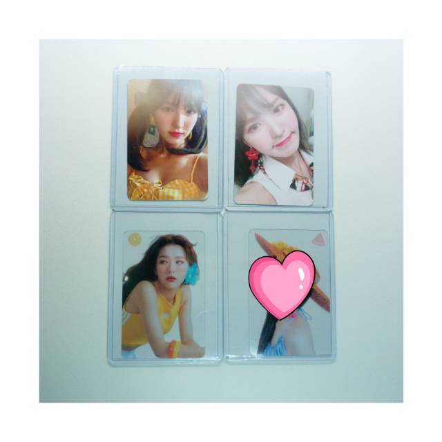 WENDY LIMITED - OFFICIAL PHOTOCARD ALBUM RED VELVET SUMMER MAGIC