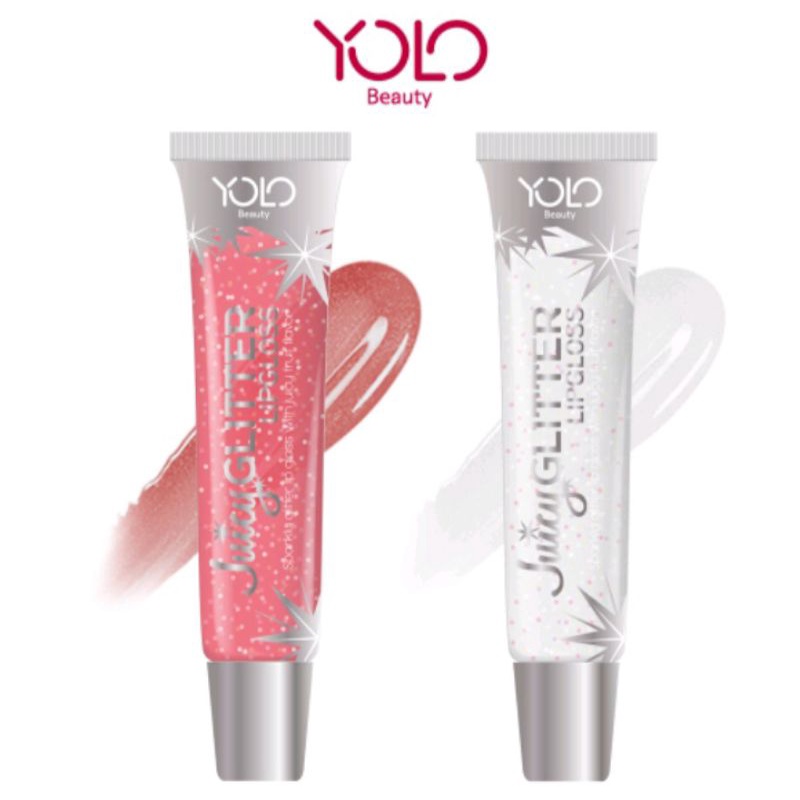 Yolo beauty glitter lipgloss // pelembab bibir
