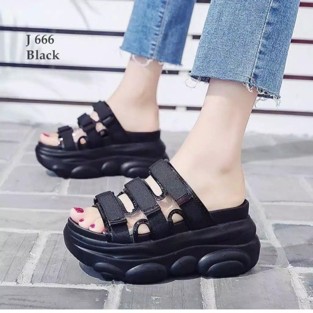 TOKODISNA - WEDGES SANDAL WANITA PREPET 3 J 666-1