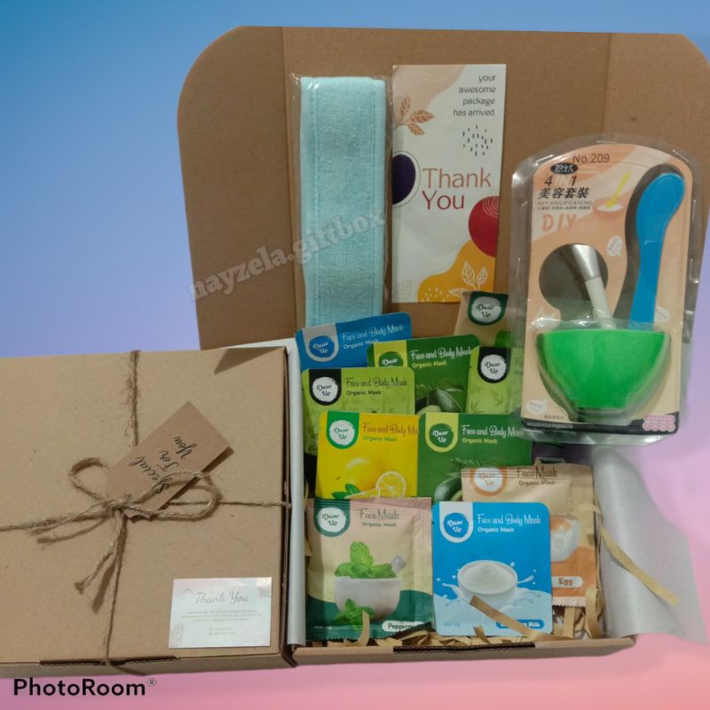 HAMPERS MASKER GIFTBOX HADIAH ULANG TAHUN