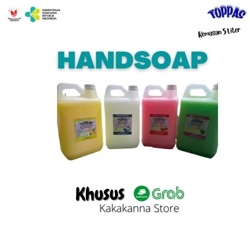 Handsoap Sabun Cuci Tangan 5 Liter Toppas Izin Kemenkes RI