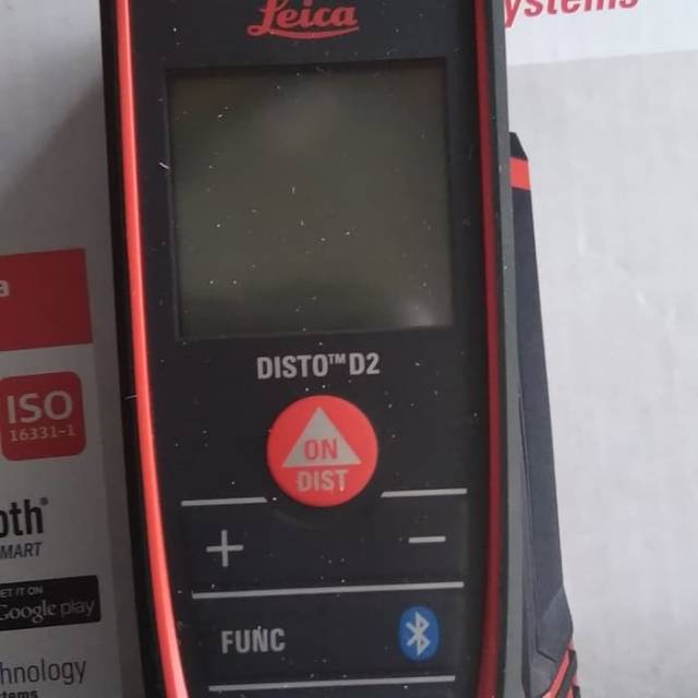 meteran laser leica d2 / leica disto d2 new 100 meter with bluetooth