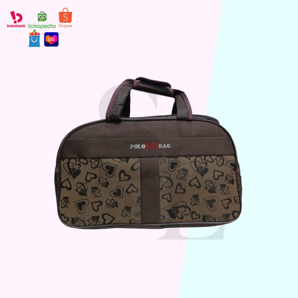 TAS PAKAIAN / TRAVEL BAG NO TROLLY / TANPA PAPAN / TAS TENTENG UKURAN 18+22 INCH