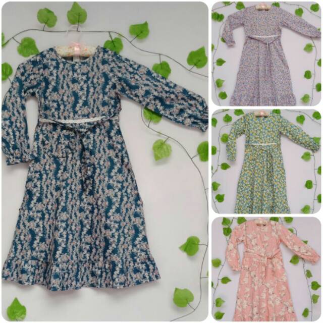 Gamis Anak size L Kiky collection PB:90/LD:74/PL:45