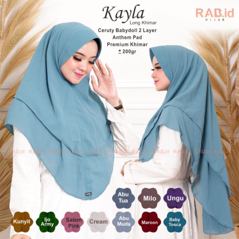 Kayla Long Khimar Original by RAB Hijab