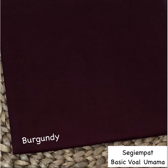 Godiva96 - UMAMA BASIC VOAL HIJAB / JILBAB MEDAN PART 1-U.BV. Burgundy