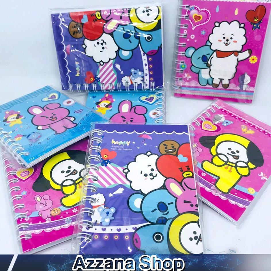 

(T-EEY> (♡> NOTEBOOK KARAKTER BT21 BTS / NOTE BOOK BT21 BTS / BUKU NOTE KIECIL BTS BT21 (✮✮✮✮✮>