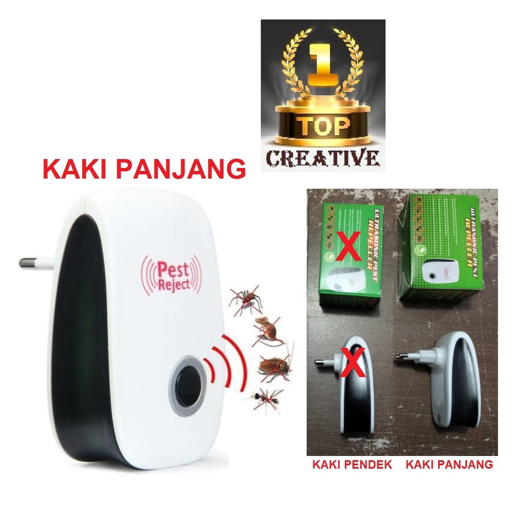 PEST Reject Ultrasonic  ALAT PENGUSIR Serangga Tikus  Nyamuk LALAT original