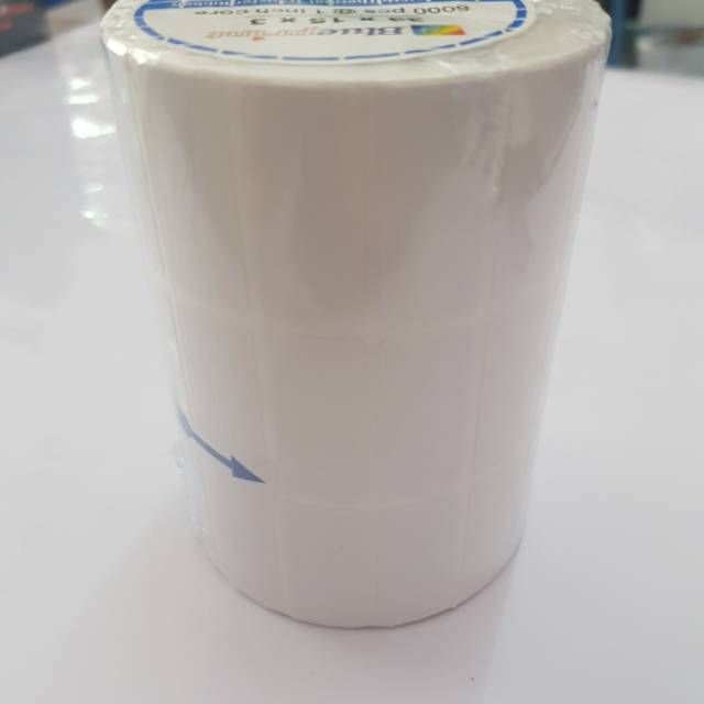 LABEL HARGA LABEL BARCODE 33 X 15 X 3 33X15 3 KOLOM BLUEPRINT 5000PCS