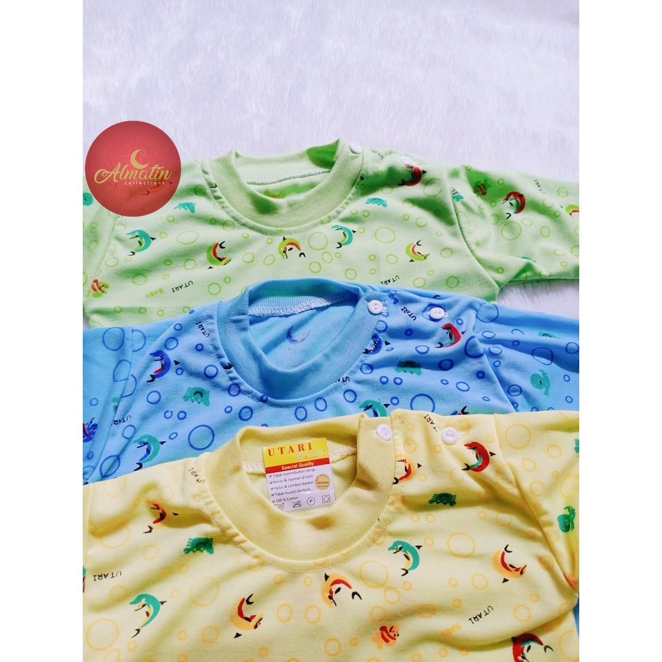 Atasan Baju Anak / Baju Bayi Kancing Pundak / Atasan Panjang Anak