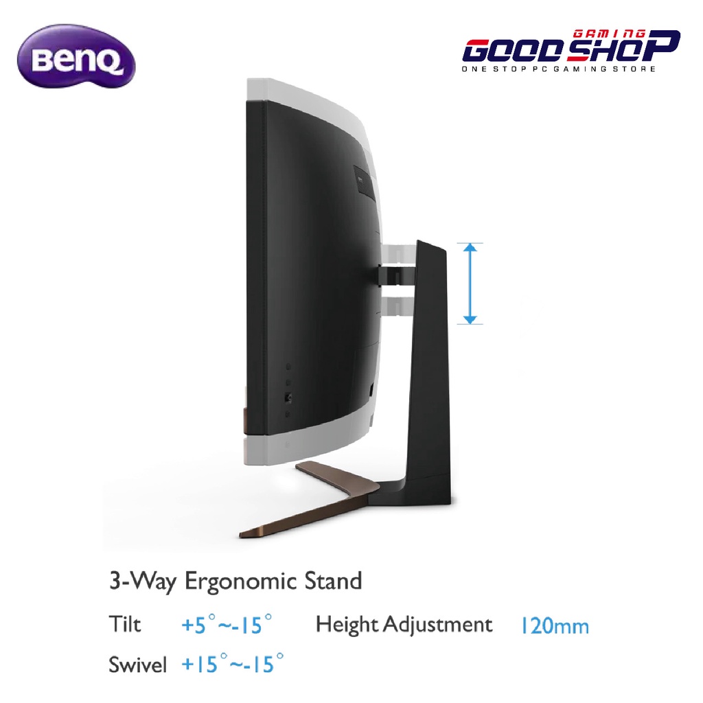 BenQ EW3880R 38&quot; Curved WQHD+ HDRi IPS USB-C 95% DCI-P3 - Monitor