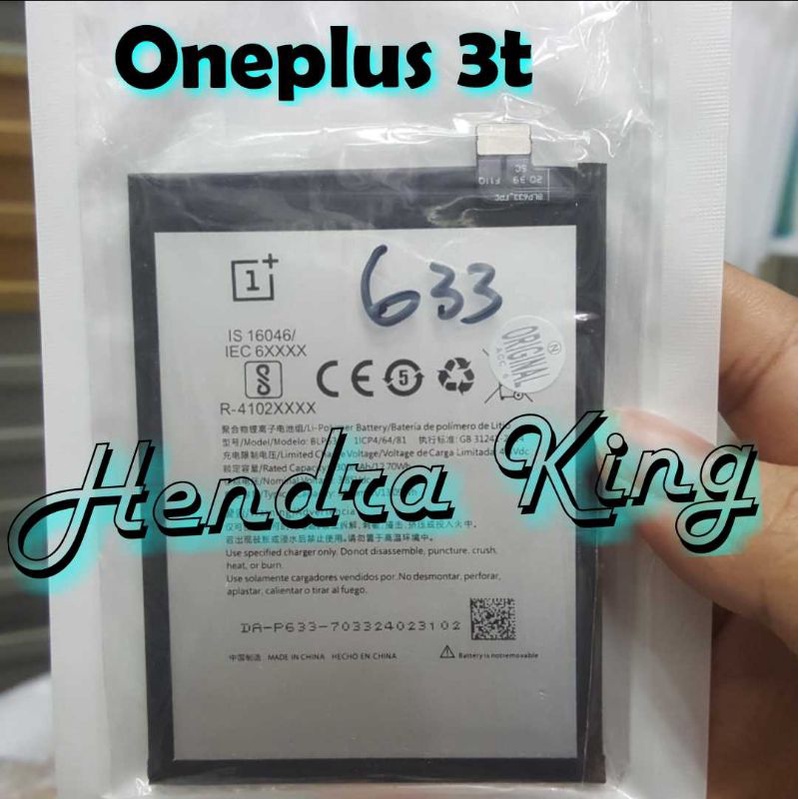 baterai oneplus 3t battery BLP633 / Battery one plus 3t