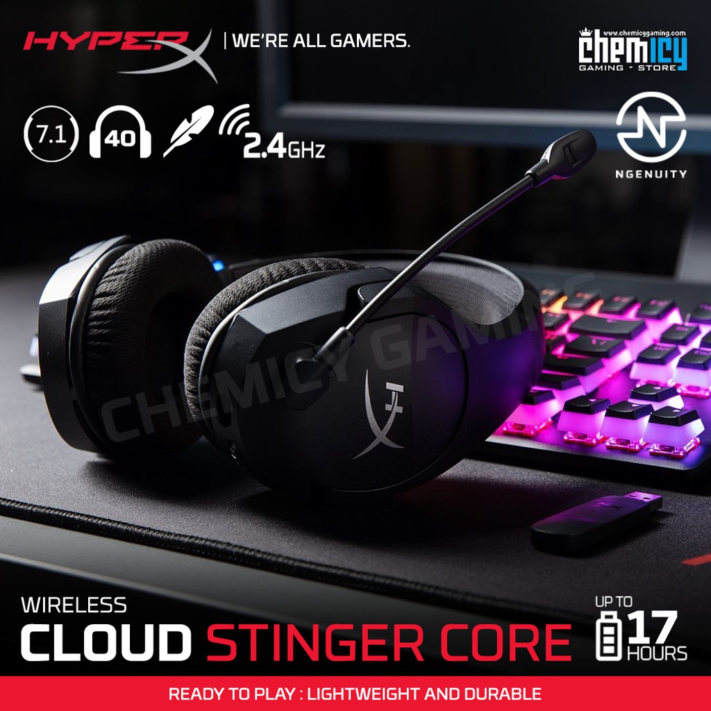 HyperX Cloud Stinger Core Wireless 7.1 Surround Sound Gaming Headset