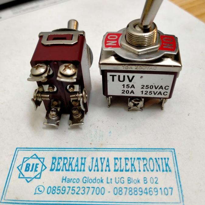 Saklar Toggle Switch TUV 6Pin ON - ON berkahja98 Ayo Order