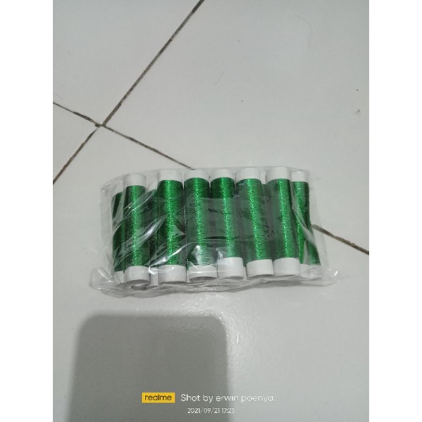 benang custom joran/tegek ijo