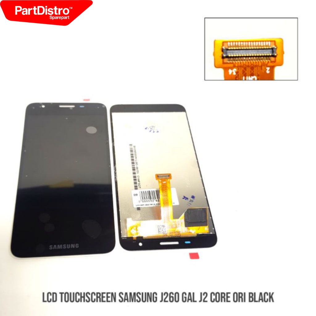 LCD TOUCHSCREEN SAMSUNG J260 ORI BLACK GAL J2 CORE