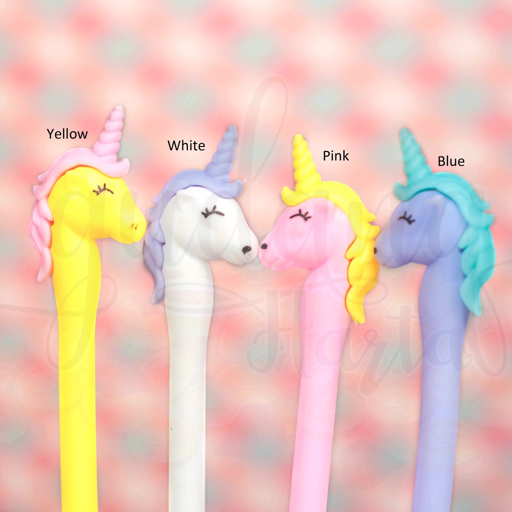 Pulpen Colorful Unicorn Lucu Pena Gel Unik GH 307135